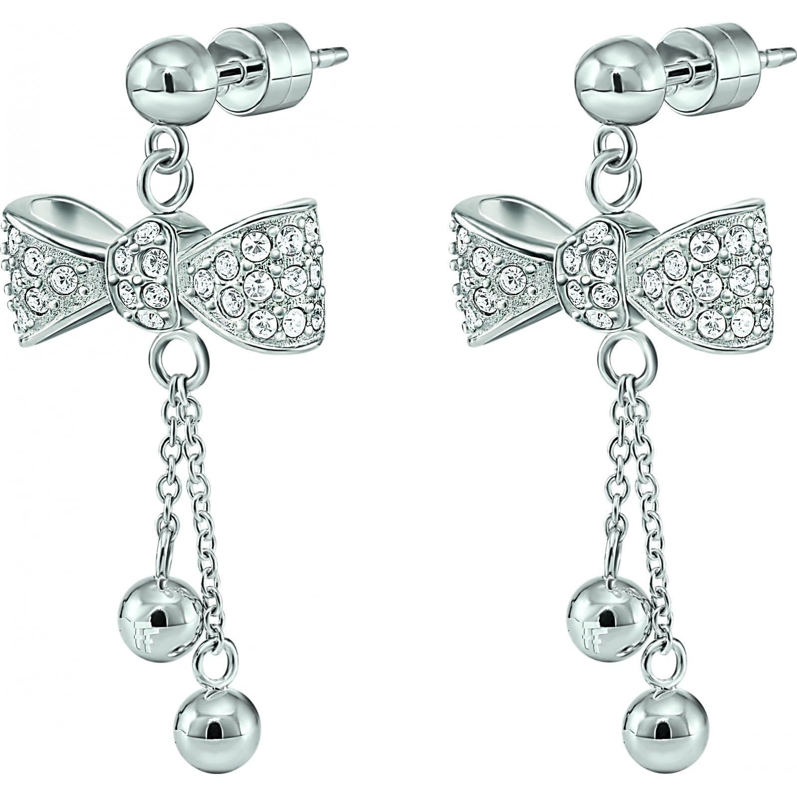 Folli Follie Folli Follie Women's 3E15F003C Pair Of Earrings in Silver