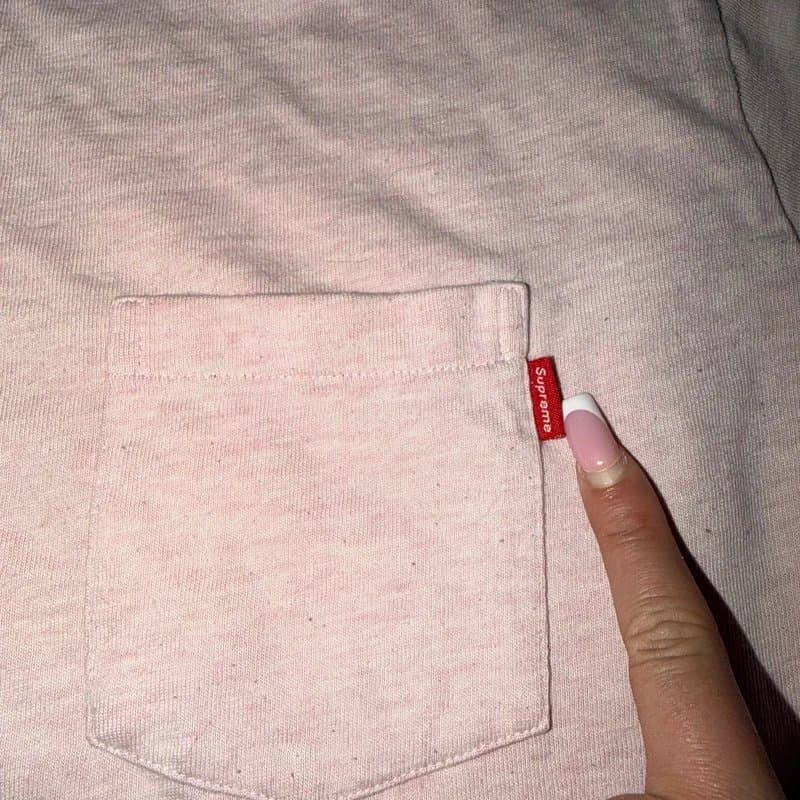 Supreme Supreme Pink Pocket T-Shirt | Men's Size XL | Vintage | Authentic