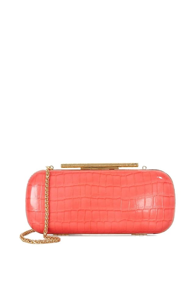 Dune London Dune London Women's 'Body' Leather Clutch in Pink - 2