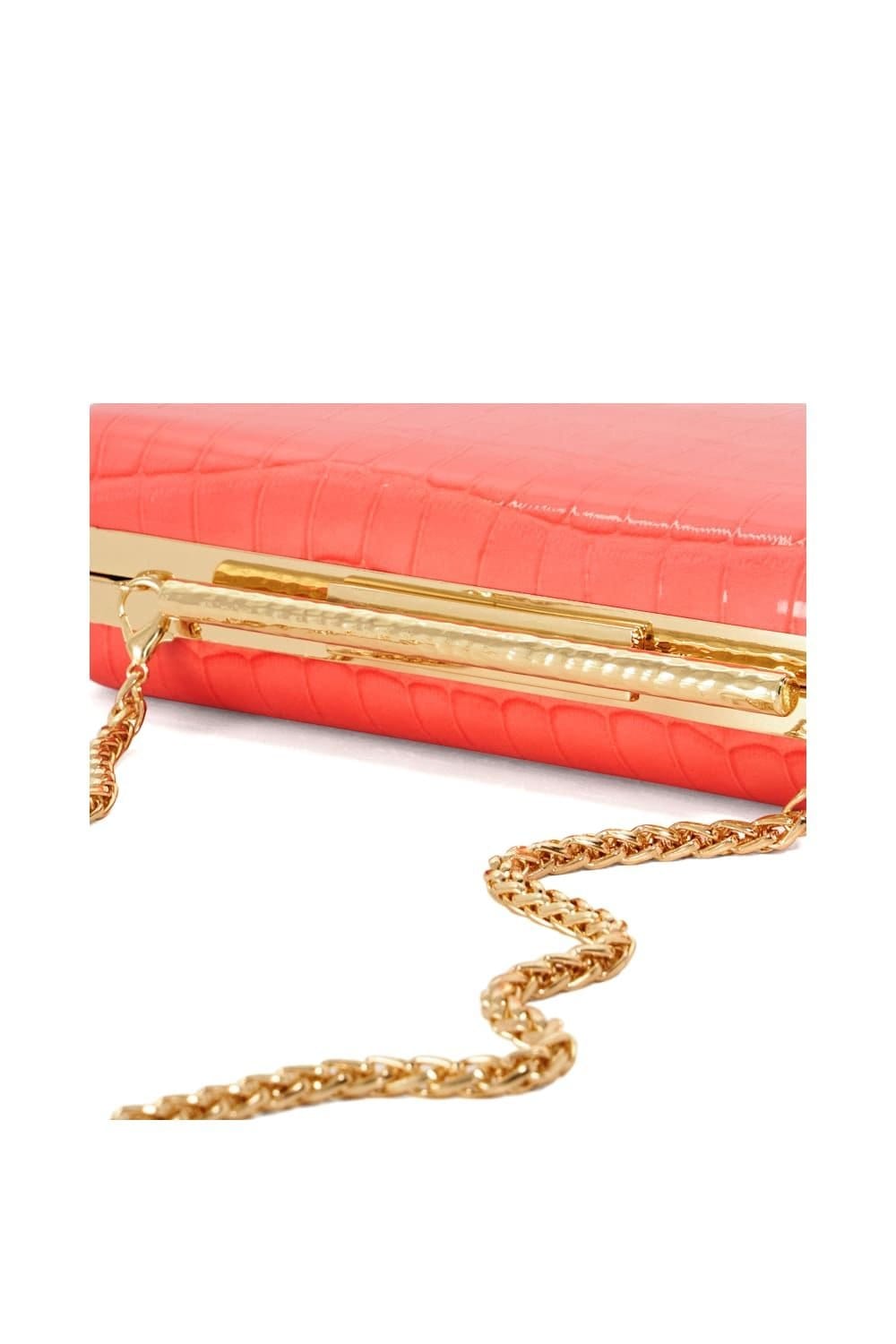 Dune London Dune London Women's 'Body' Leather Clutch in Pink - 4