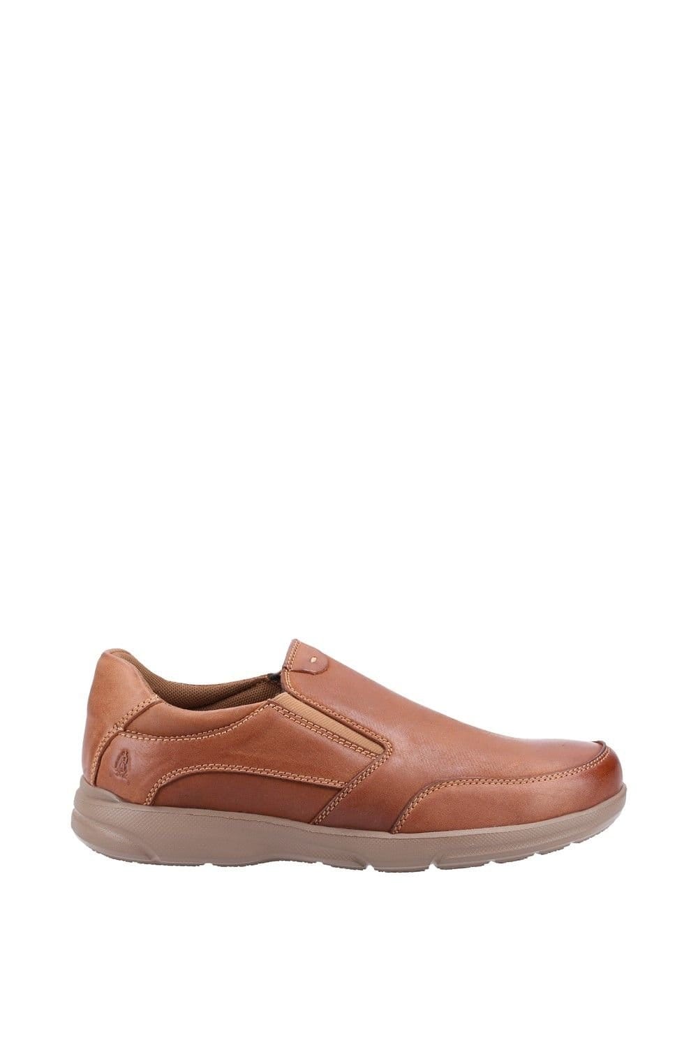 Hush Puppies Hush Puppies Men's 'Aaron' Leather Slip On Shoes in Brown - 4