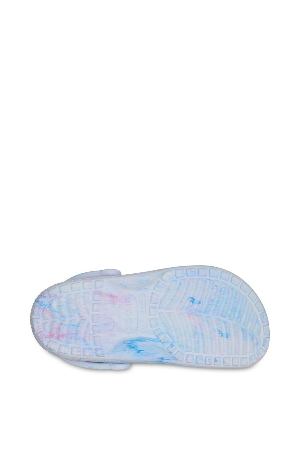 Crocs Crocs Women's Classic Marbled Clog in Light Blue - 4