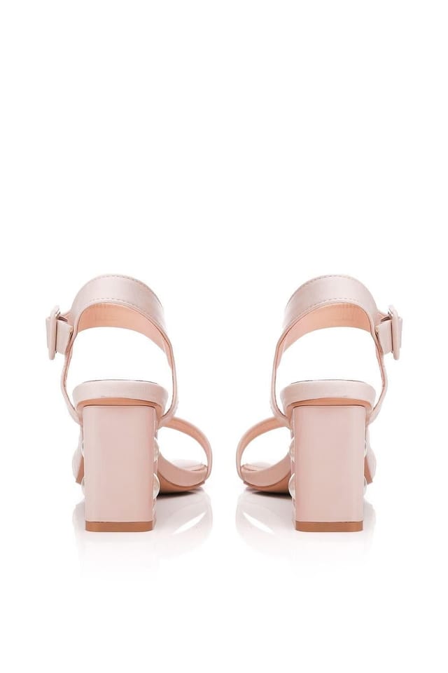 Moda In Pelle Moda In Pelle Women's 'Sandypearl' Porvair Heeled Sandals in Nude - 3