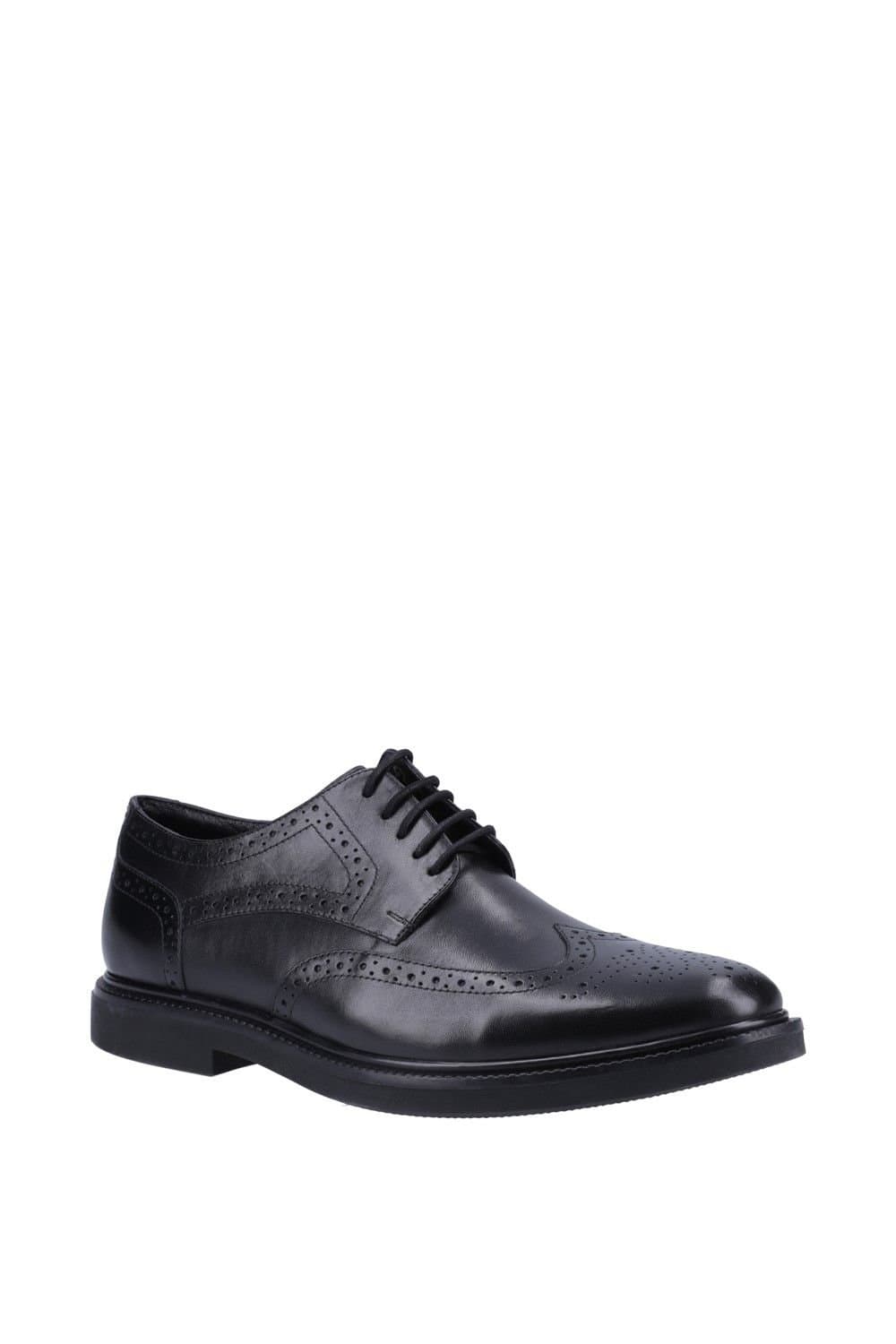 Hush Puppies Hush Puppies Black Leather Lace-Up Formal Shoes