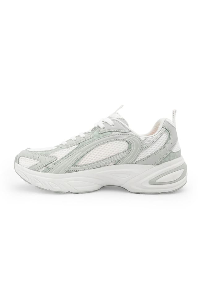 STYLEWISE STYLEWISE Women's LunaFlow Lightweight Mesh Dad Trainer in Grey - 3
