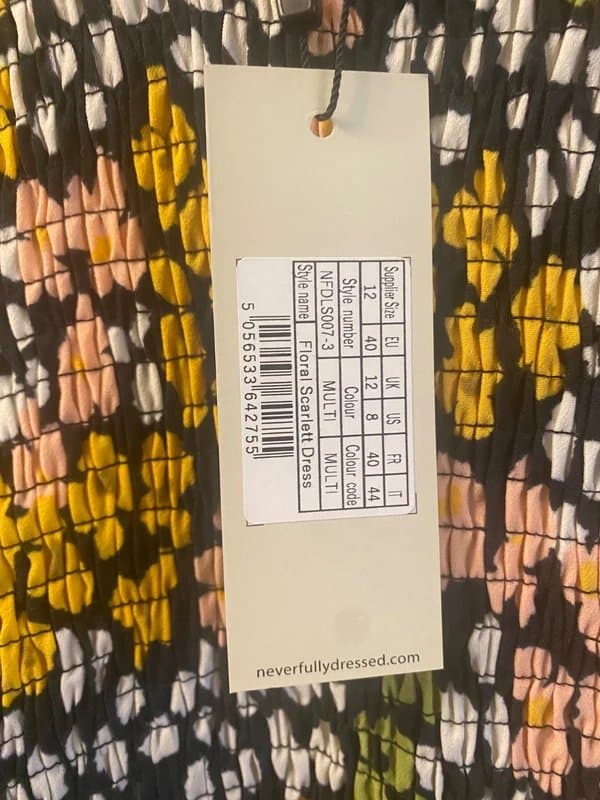 Never Fully Dressed Never Fully Dressed Floral Scarlett Midi Dress Size 12