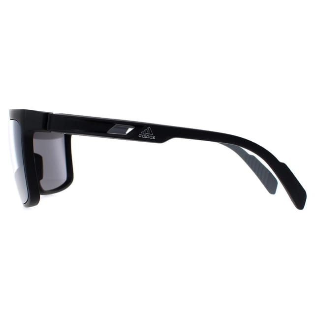 adidas adidas Men's Visor Matte Black Contrast Mirror Silver SP0020 - 3