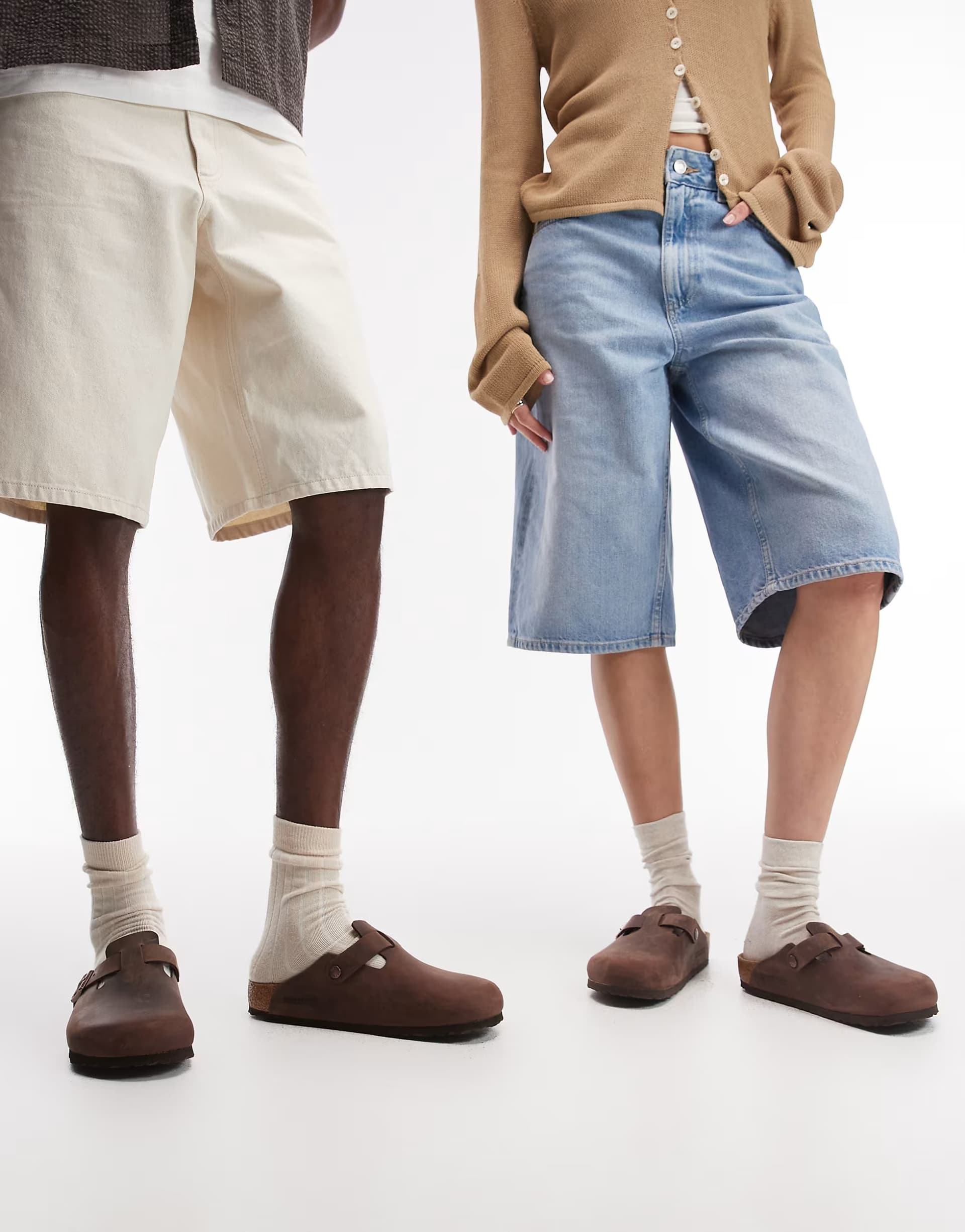 ASOS Birkenstock unisex Boston clogs in habana oiled leather