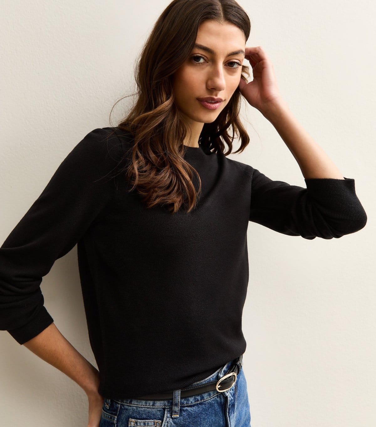 New Look Black Lightweight Knit Jumper