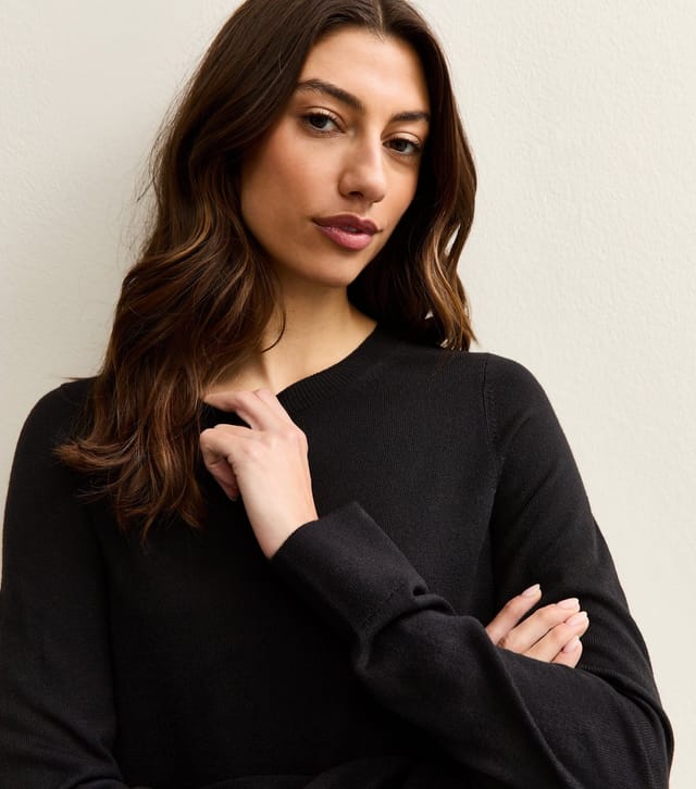 New Look Women's Black Lightweight Knit Jumper New Look - 2