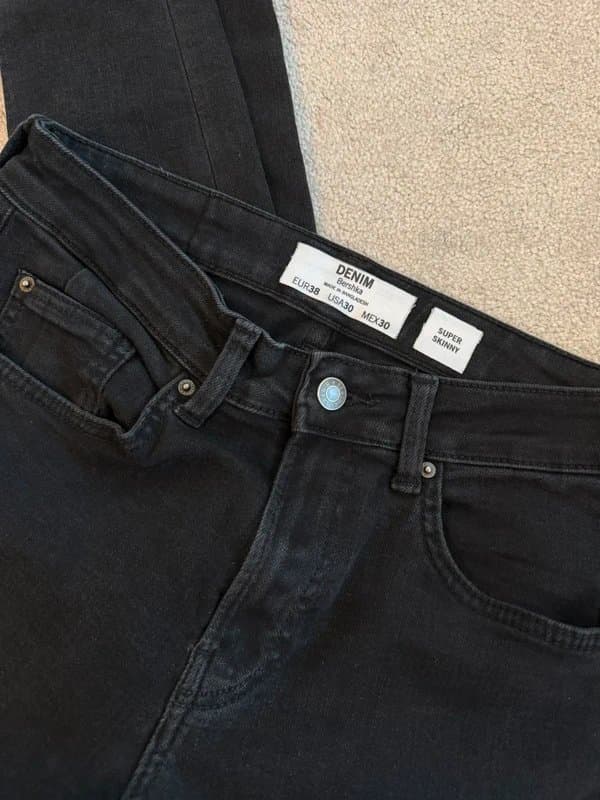 Bershka Men’s bershka skinny black jeans - 30 waist