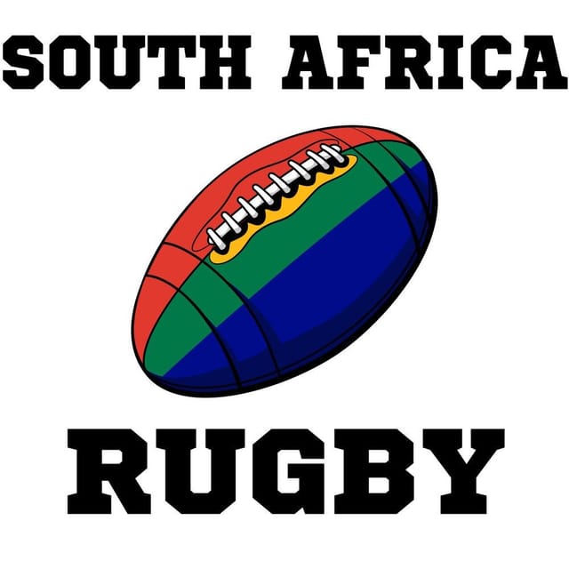 Springboks Springboks Men's Mens Rugby Ball T-Shirt Green - 2