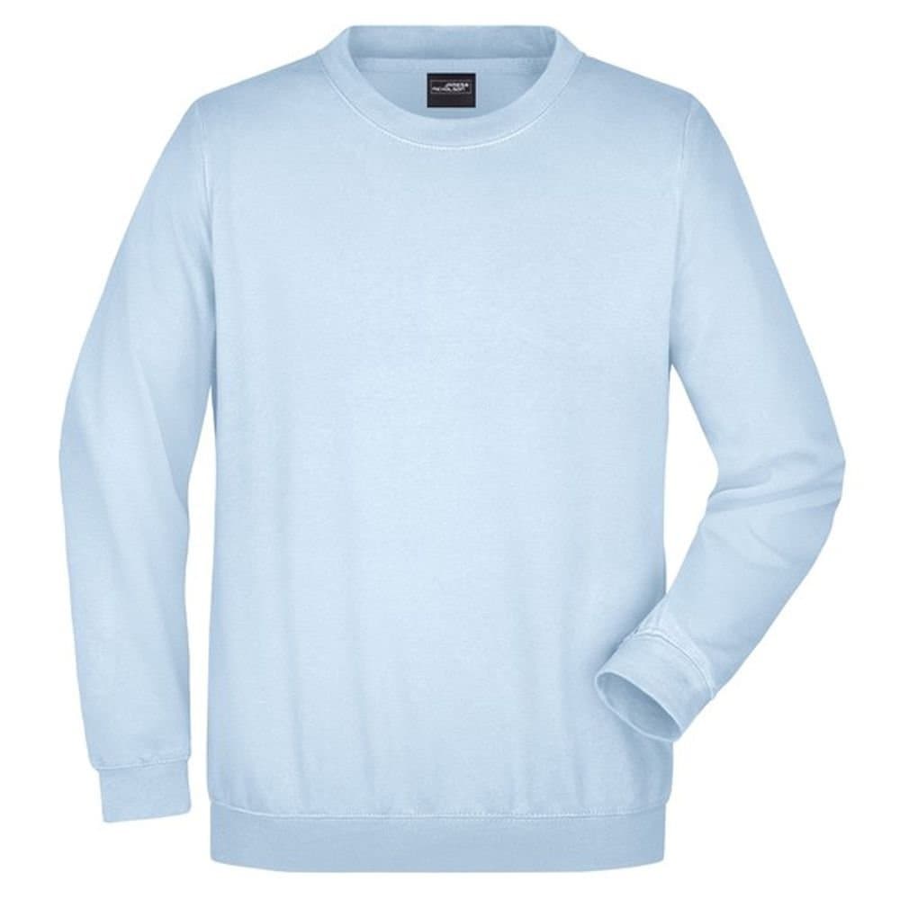 James and Nicholson James and Nicholson Men's Heavy Sweatshirt in Light Blue
