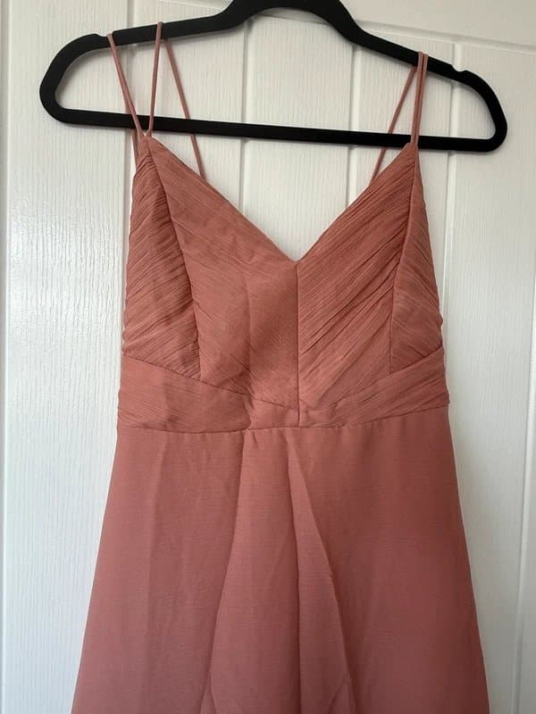 ASOS Design Bridesmaid dusty pink dress
