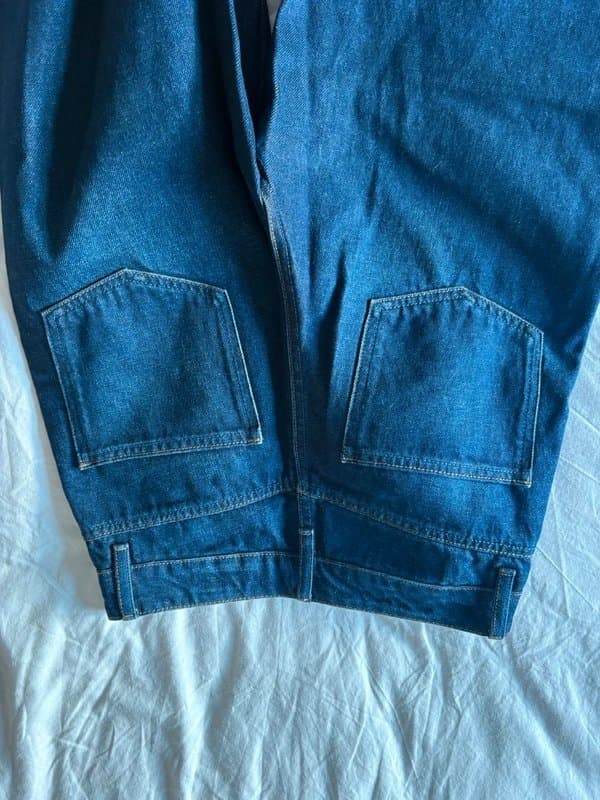 ASOS Navy wide leg jeans