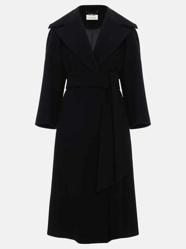 Phase Eight Phase Eight Women's Annabel Collar Coat in Black - 2