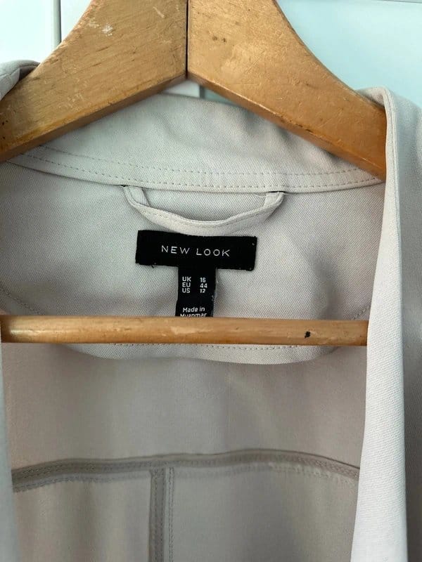 New Look Cream New Look Waterfall Jacket - 1