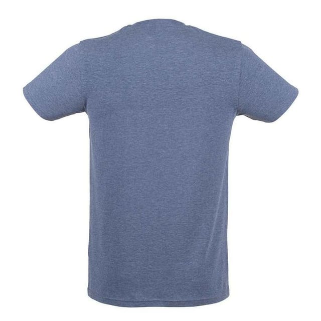SF Men SF Men Men's Feel Good Heather Stretch T-Shirt in Navy - 2