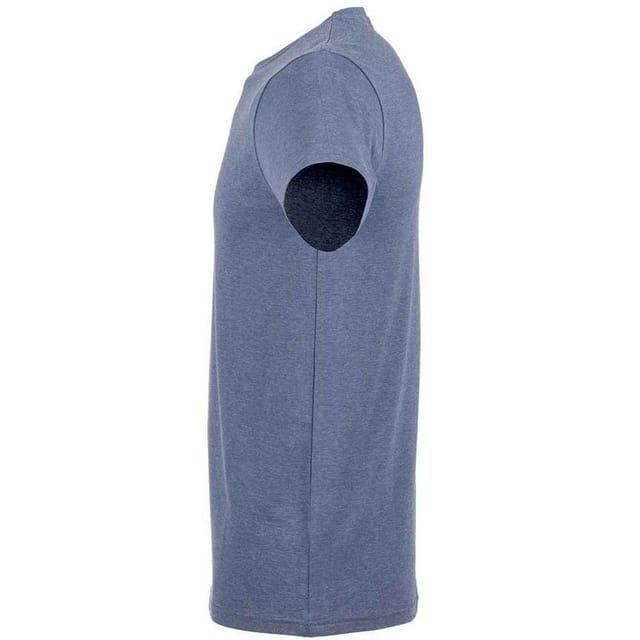 SF Men SF Men Men's Feel Good Heather Stretch T-Shirt in Navy - 3