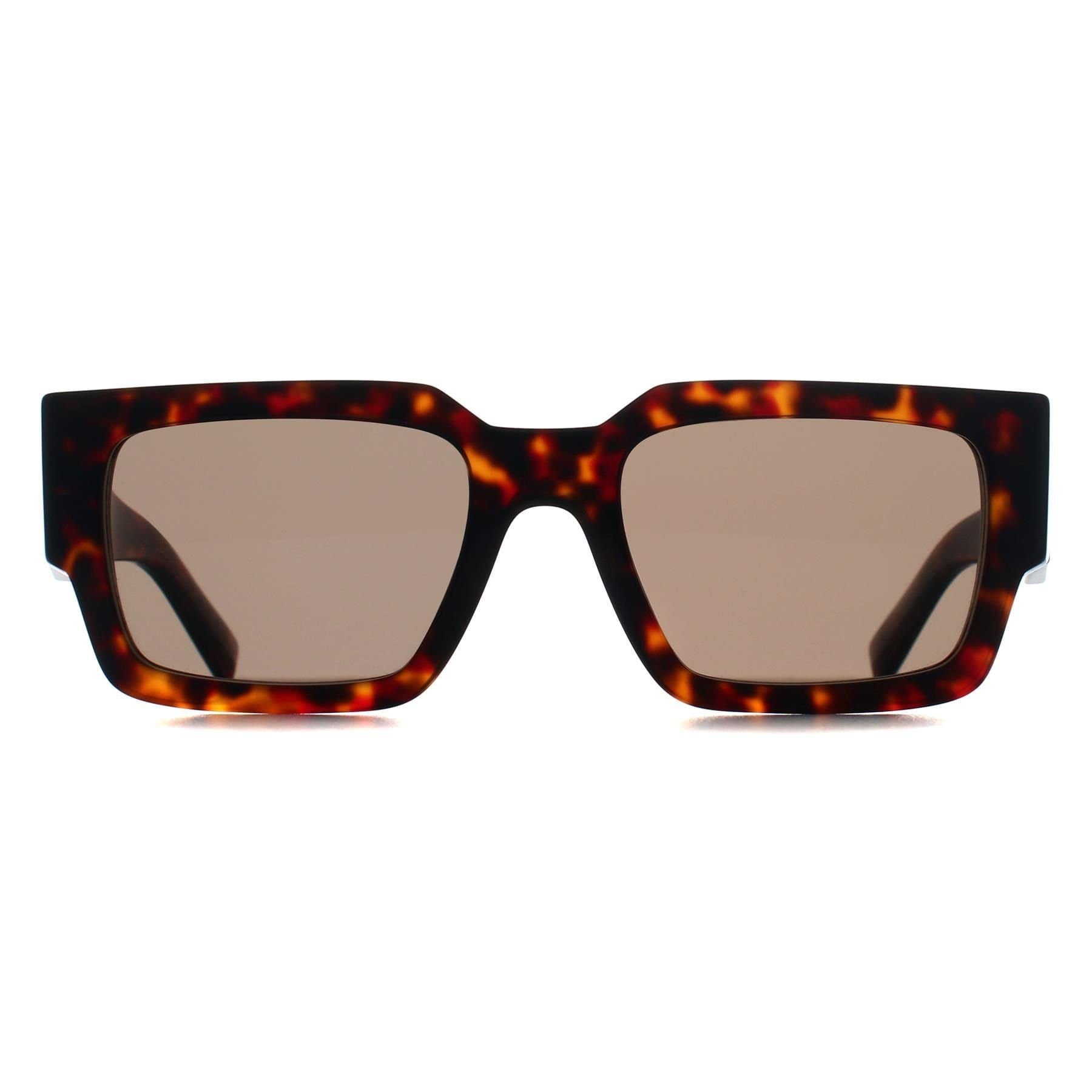 Prada Prada Men's Rectangle Root Tortoise Dark Brown PRB17S