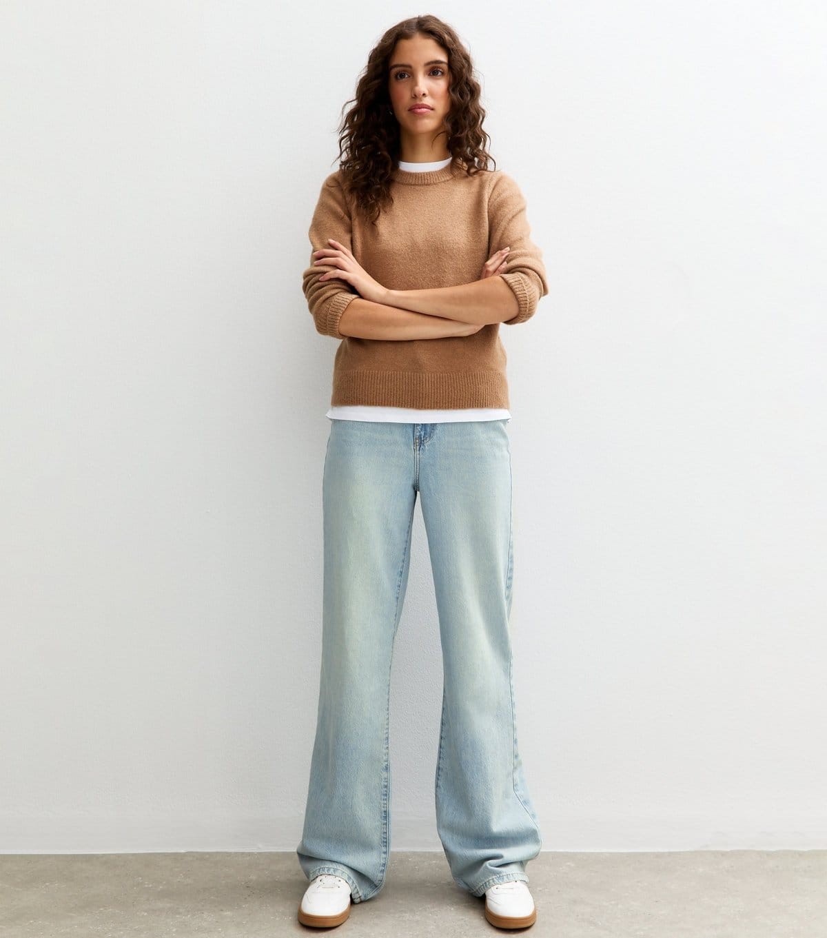 New Look Women's Tall Light Blue Adalae High Waist Wide Leg Jeans New Look - 4