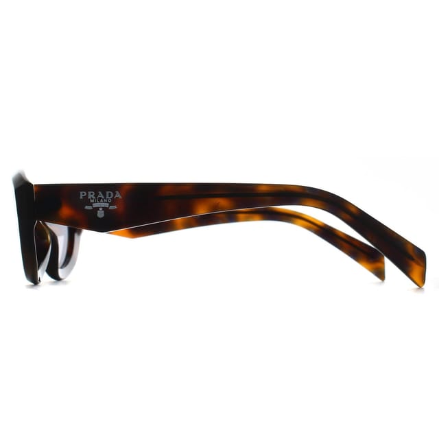 Prada Prada Women's Oval Juniper Tortoise Grey PR26ZS in Brown - 3