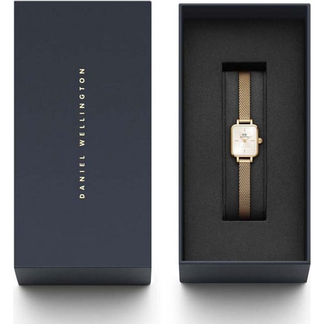 Daniel Wellington Daniel Wellington Women's DW00100656 Micro 16mm Quartz Watch in Gold - 3