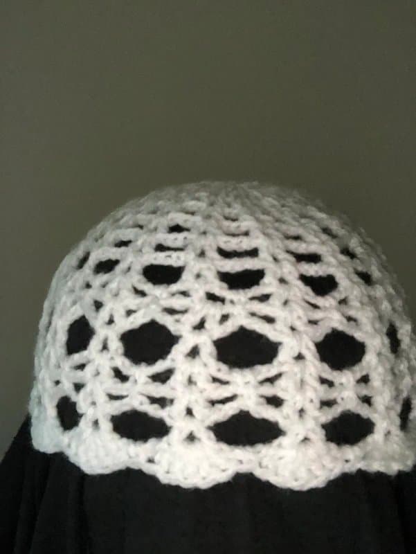 No Label Crochet mesh hat