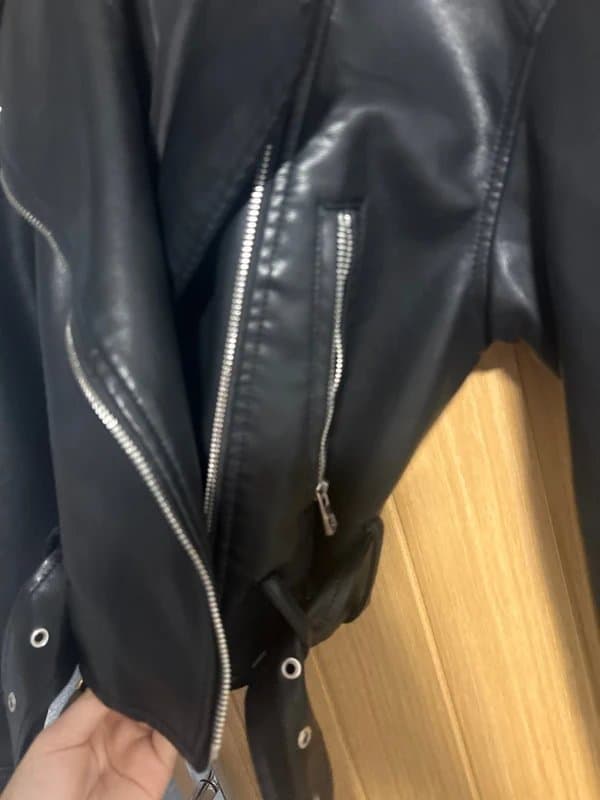 ASOS black leather jacket
