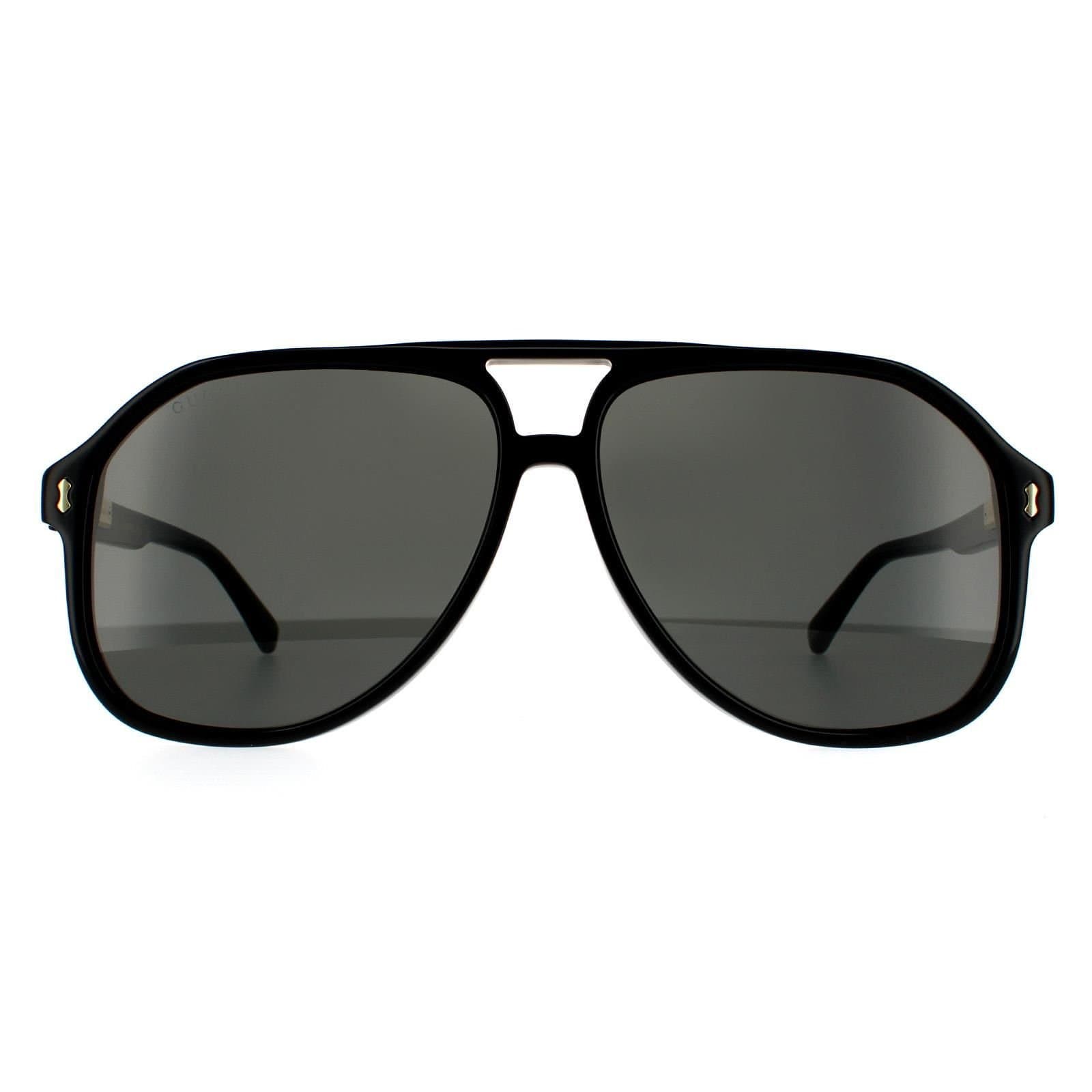 Gucci Gucci Men's Aviator Black Grey GG1042S Sunglasses