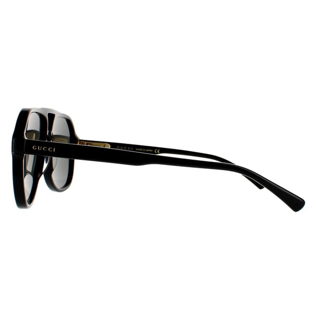 Gucci Gucci Men's Aviator Black Grey GG1042S Sunglasses - 3