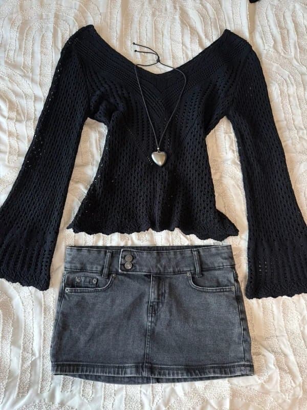 Motel Rocks Motel rocks wrap button denim cargo utility mini skirt size small
