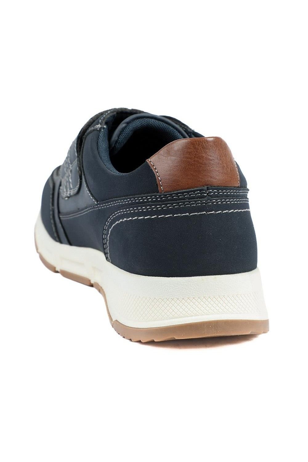 Pavers Pavers Men's Wide Fit Adjustable Fasten Casual Shoes in Navy - 3