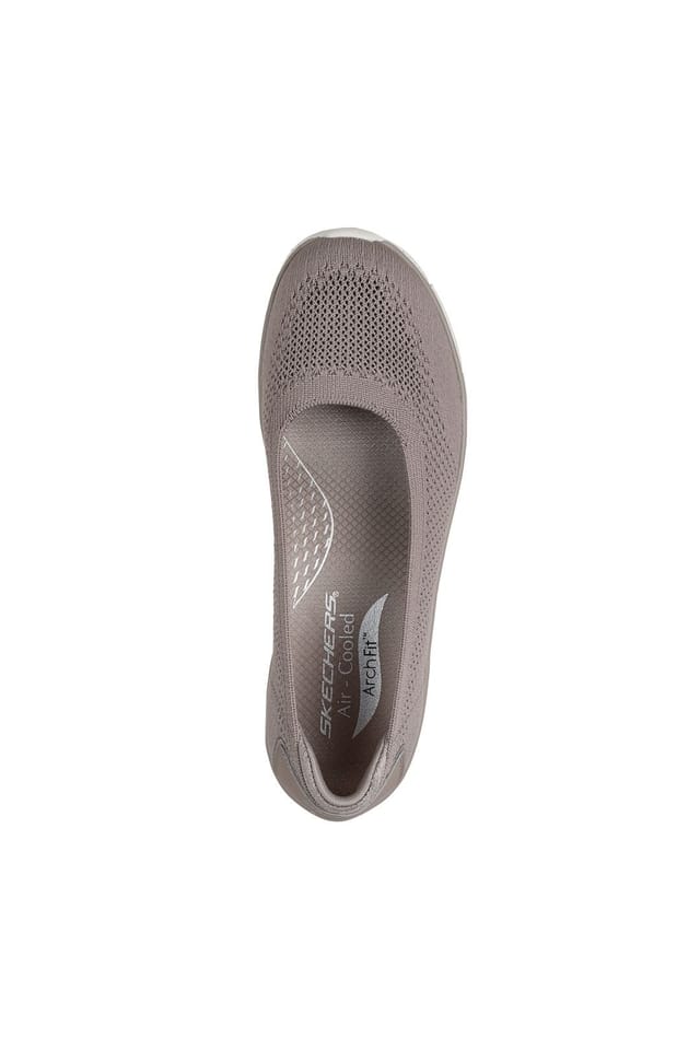 Skechers Skechers Women's ARCH FIT SUNNY ZEN WALK Arch Fit Knit Slip-On Dark Taupe - 2