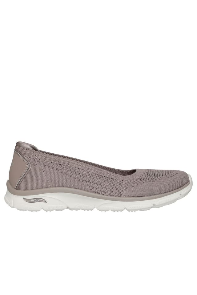Skechers Skechers Women's ARCH FIT SUNNY ZEN WALK Arch Fit Knit Slip-On Dark Taupe - 3
