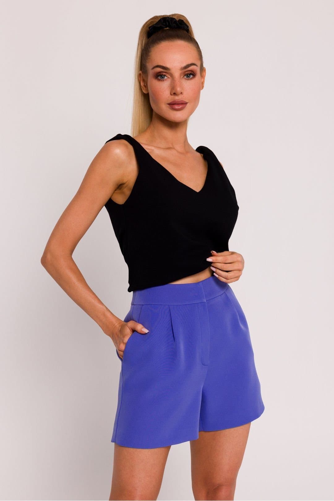 Love Lace Love Lace Violet Polish Tailored Padded Summer Shorts