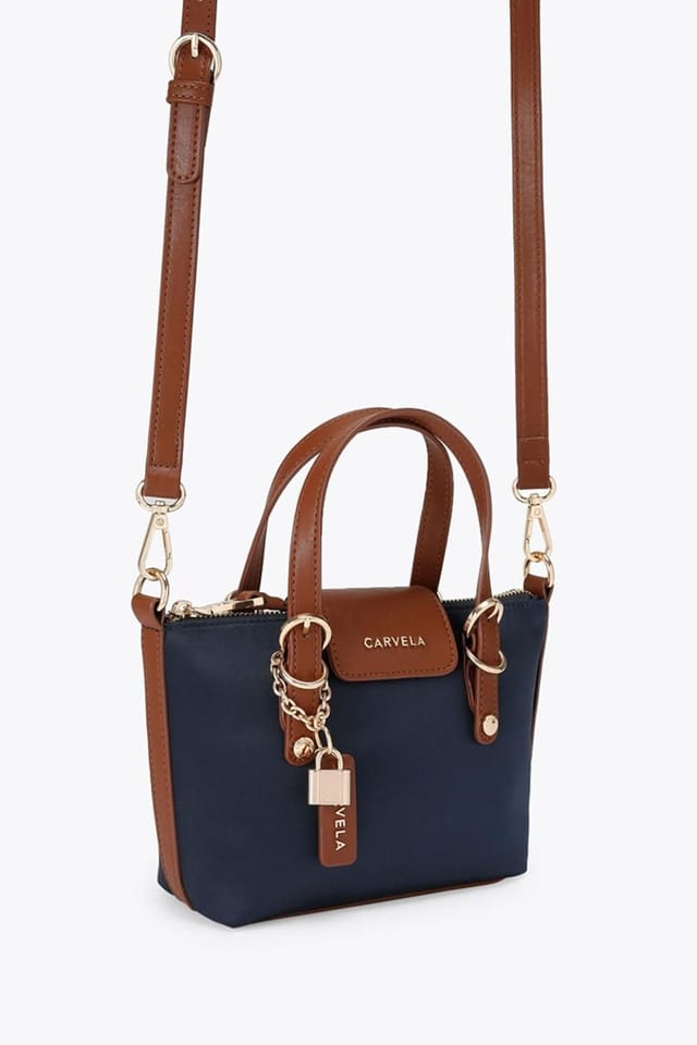 Carvela Carvela Women's 'Marcela Crossbody' Bag in Navy - 2