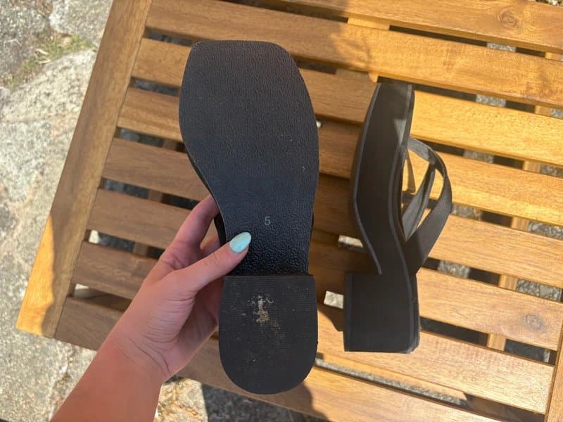ASOS Black platform sandals