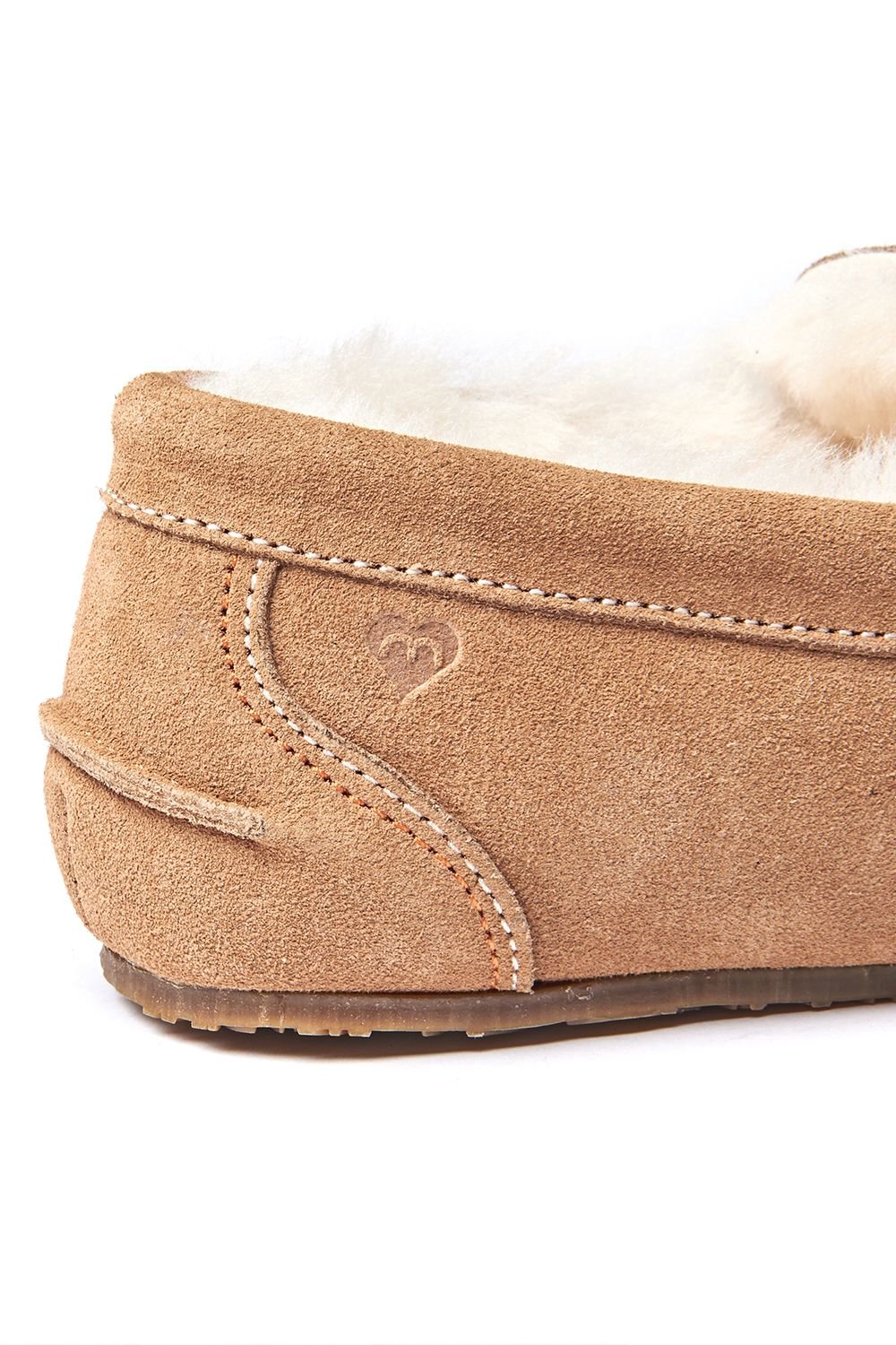Moshulu Moshulu Women's 'Jocund' Suede Moccasin Slippers in Tan - 4