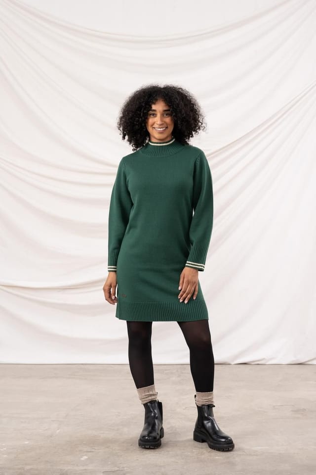 Lighthouse Clothing Lighthouse Clothing Women's Vanessa Dress in Dark Green - 2