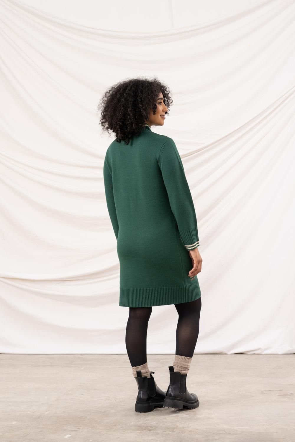 Lighthouse Clothing Lighthouse Clothing Women's Vanessa Dress in Dark Green - 4