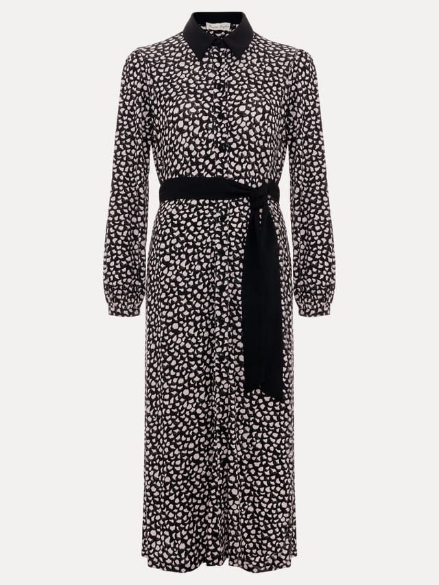 Phase Eight Phase Eight Women's Florence Shirt Dress in Black - 2