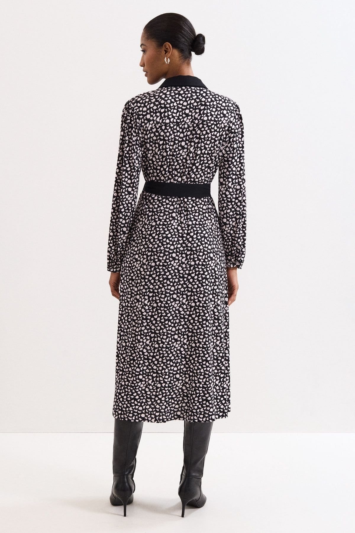 Phase Eight Phase Eight Women's Florence Shirt Dress in Black - 4