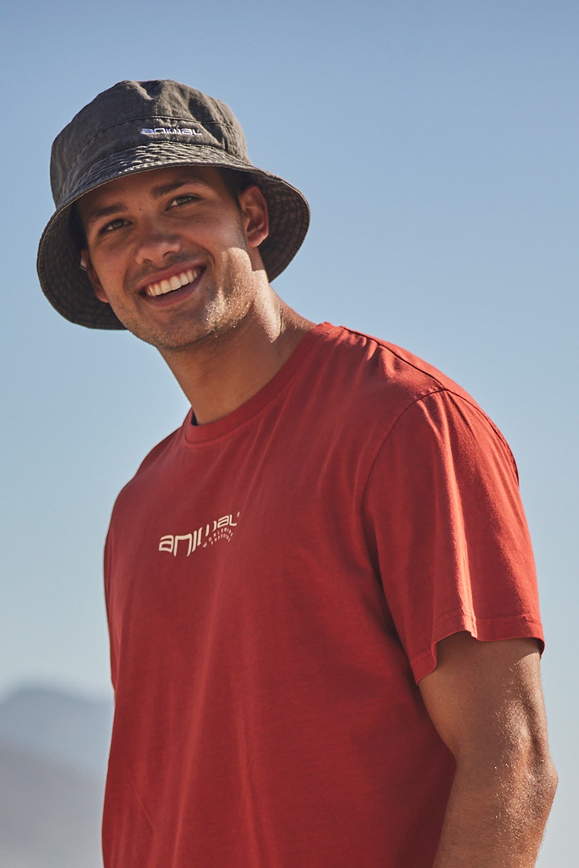 Animal Animal Men's Black Cotton Bucket Hat