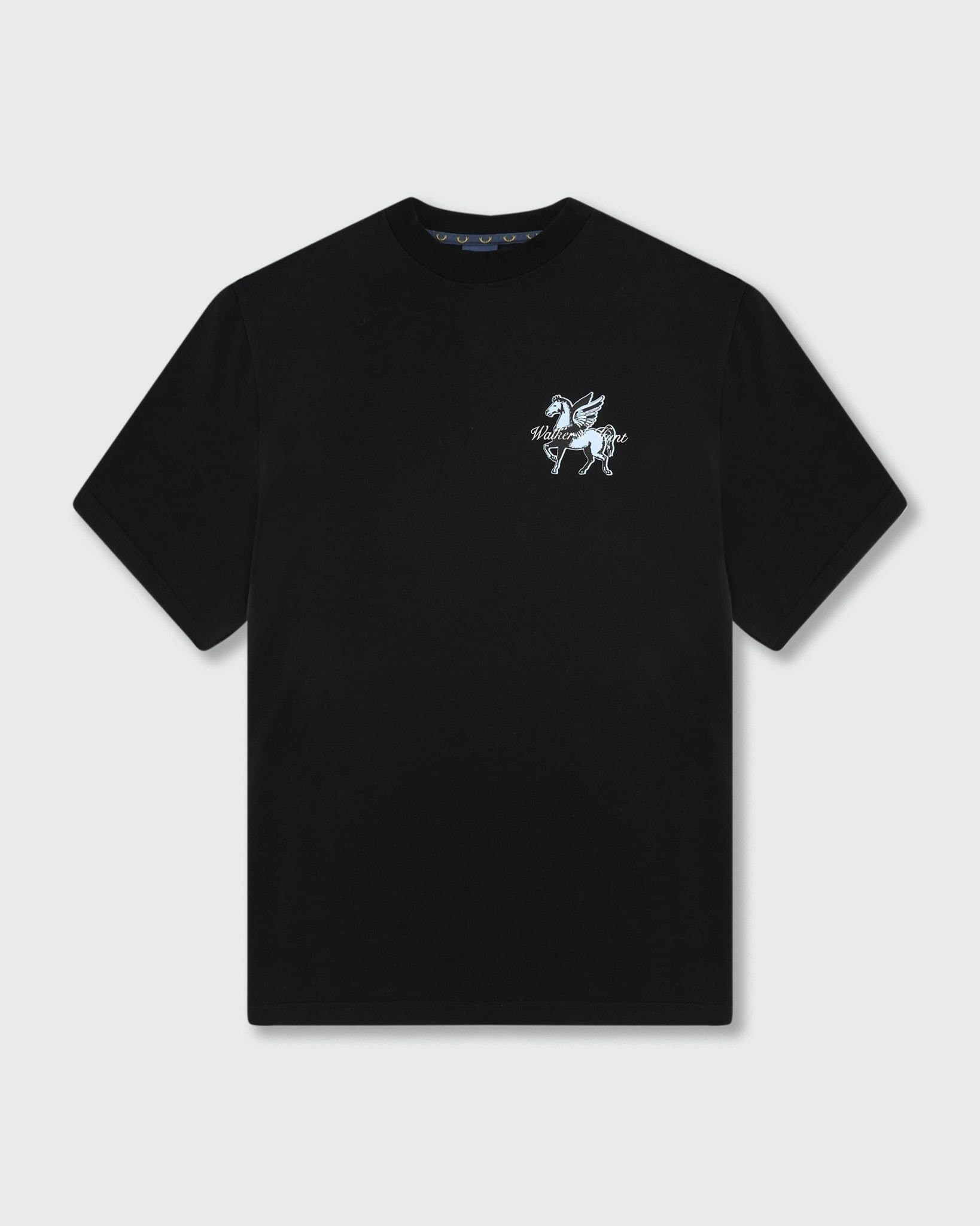 Walker & Hunt Walker & Hunt Black Heavyweight Luxury Tee