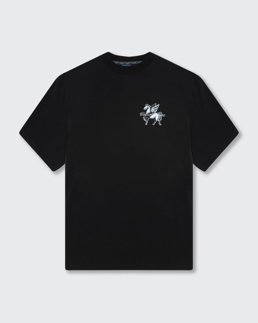 Walker & Hunt Walker & Hunt Men's Pegasus' Tee in Black - 1