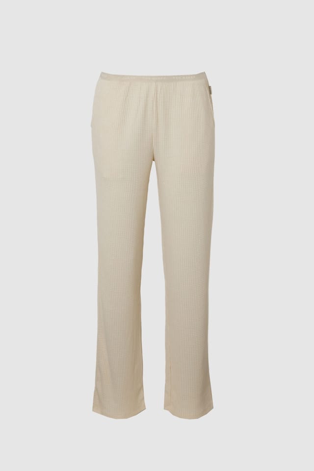 Ted Baker Ted Baker Women's Short Sleeve Jersey Pj Set Antique White Marl - 2