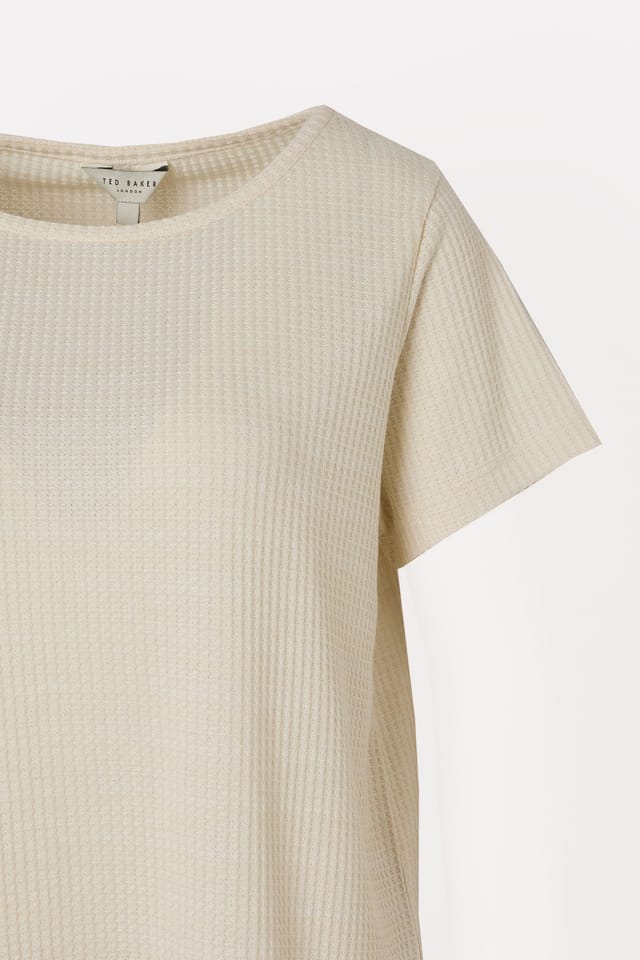Ted Baker Ted Baker Women's Short Sleeve Jersey Pj Set Antique White Marl - 3