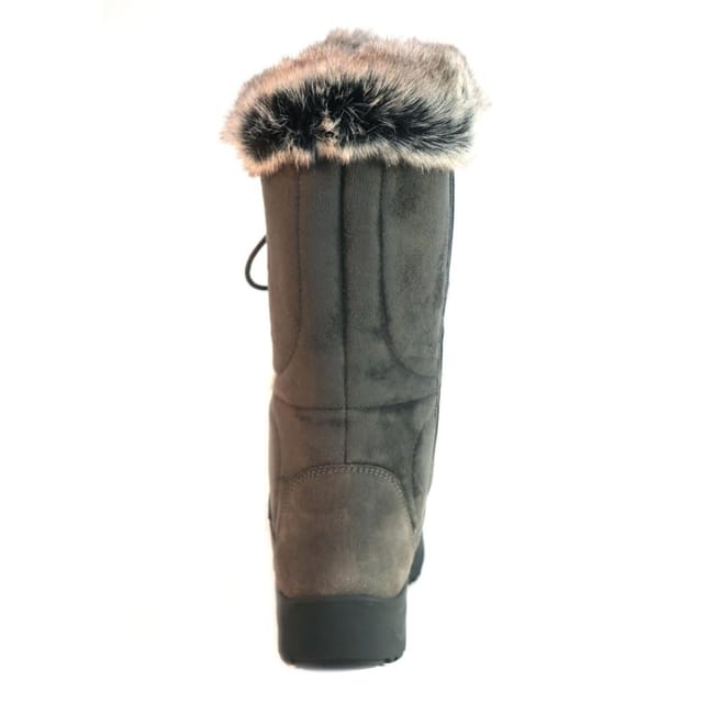 Mammal Mammal Women's 'Lucia2' Full Length Winter Boots with Flip-over Ice Grips in Grey - 3