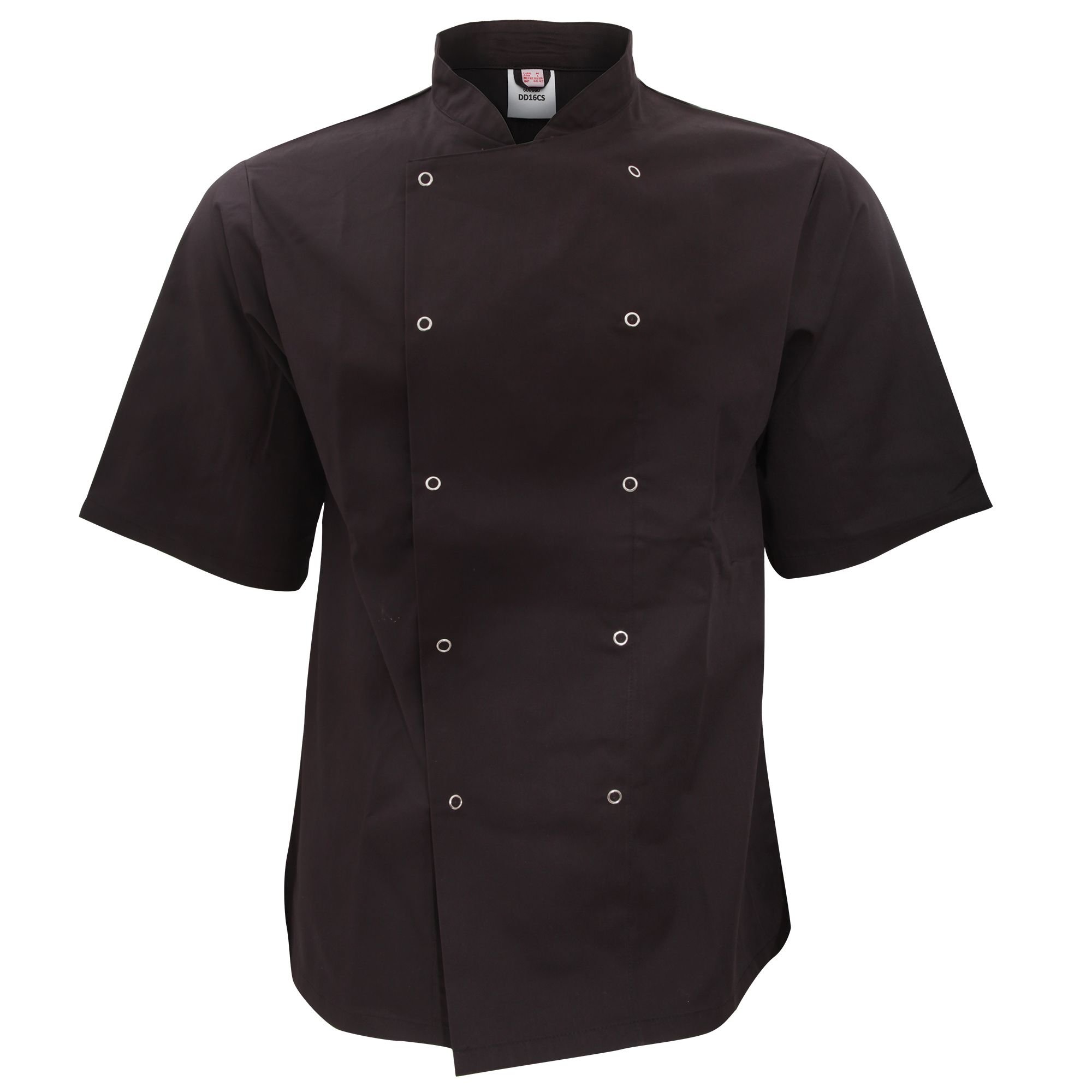 Afd AFD Men's Short Sleeve Chefs Jacket in Black - 1